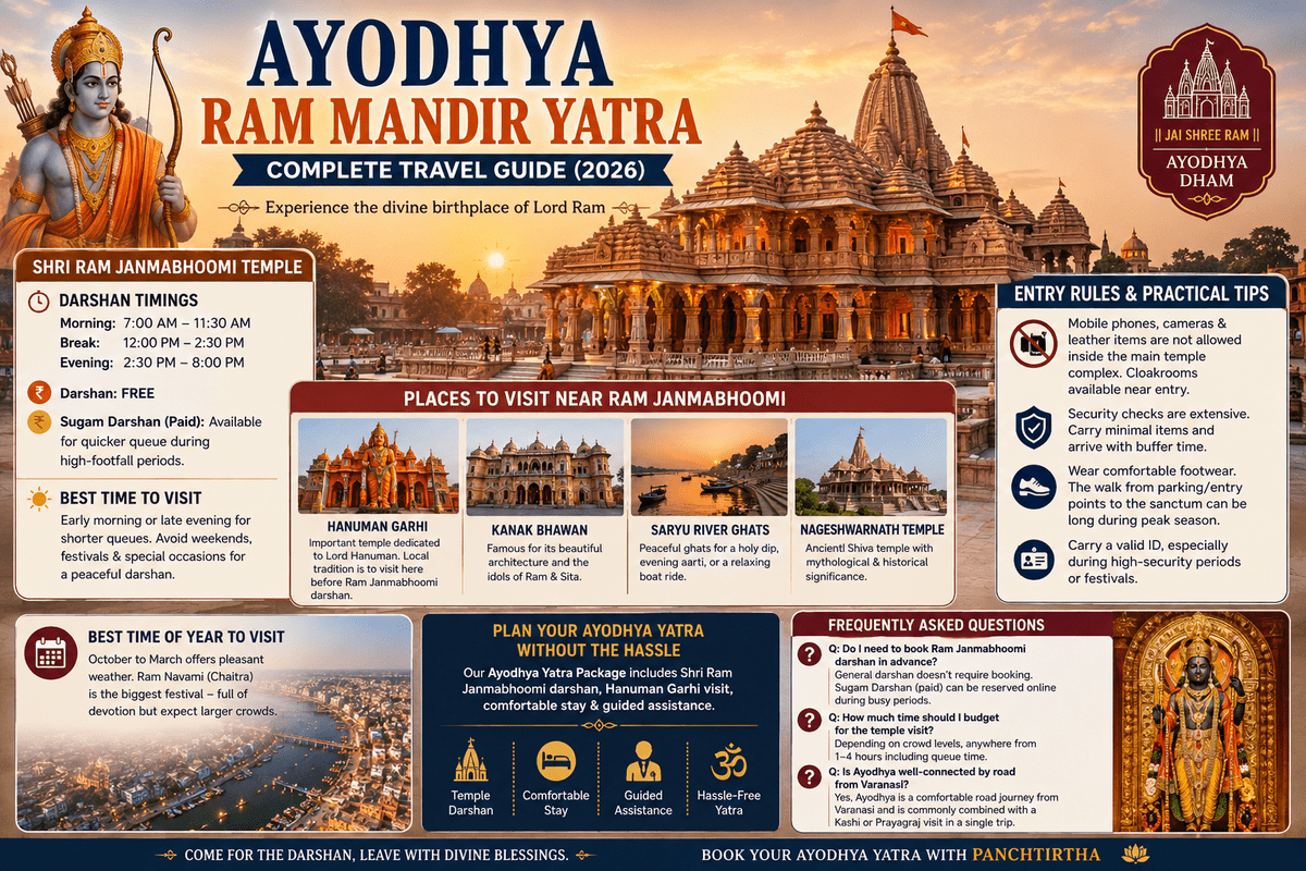 Ayodhya Ram Mandir Yatra: Complete Travel Guide (2026)